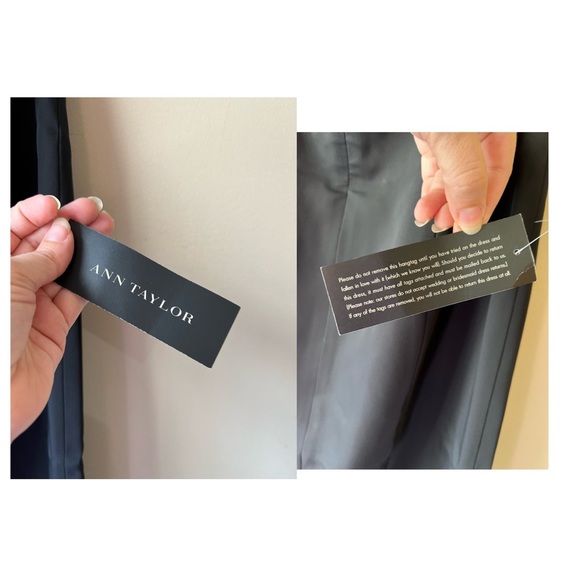 NEW Ann Taylor Black Dress Embellished JeweledHalter 327253 Formal/CocktailSmall - Picture 14 of 16